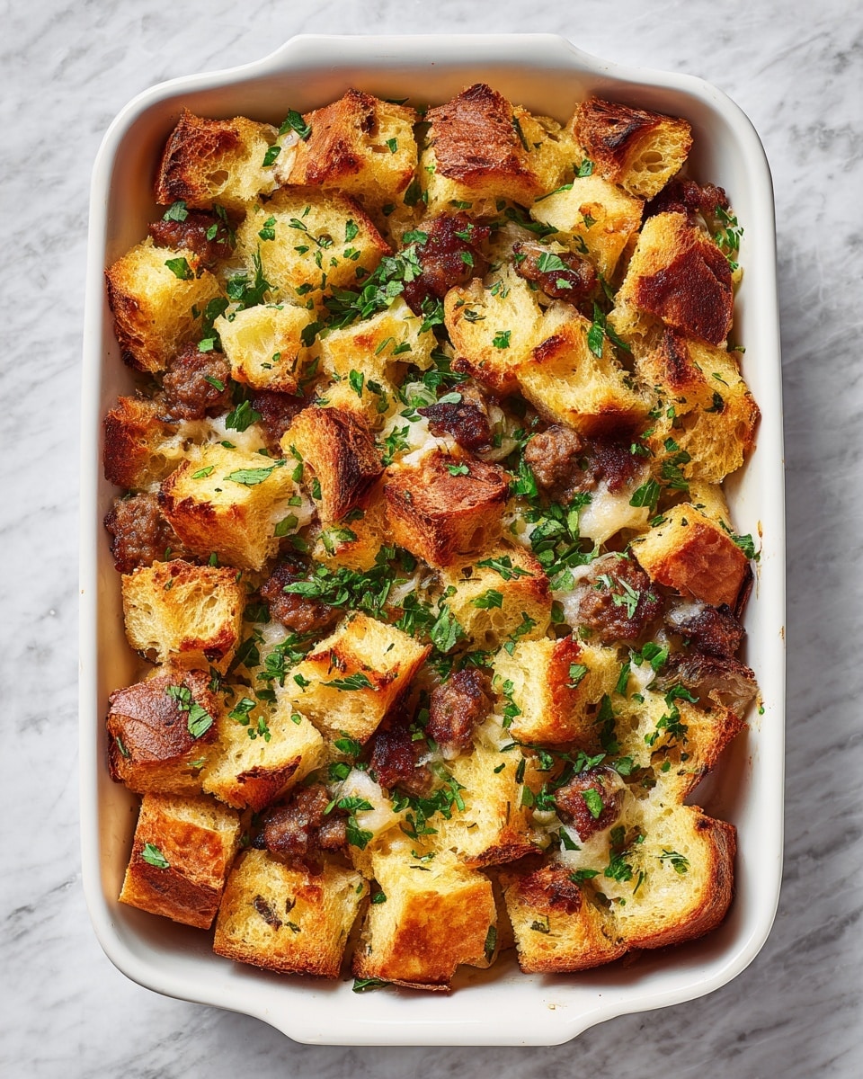 Vegan Sausage Stuffing with Sage Recipe