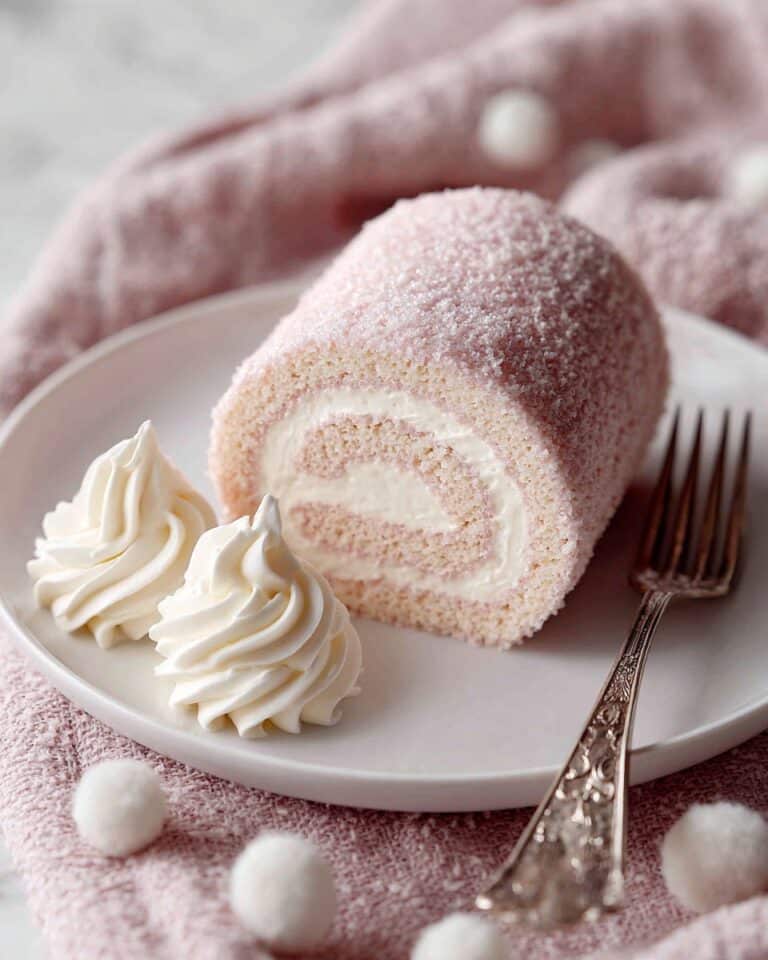 Japanese Cotton Candy Swiss Cake Roll Recipe