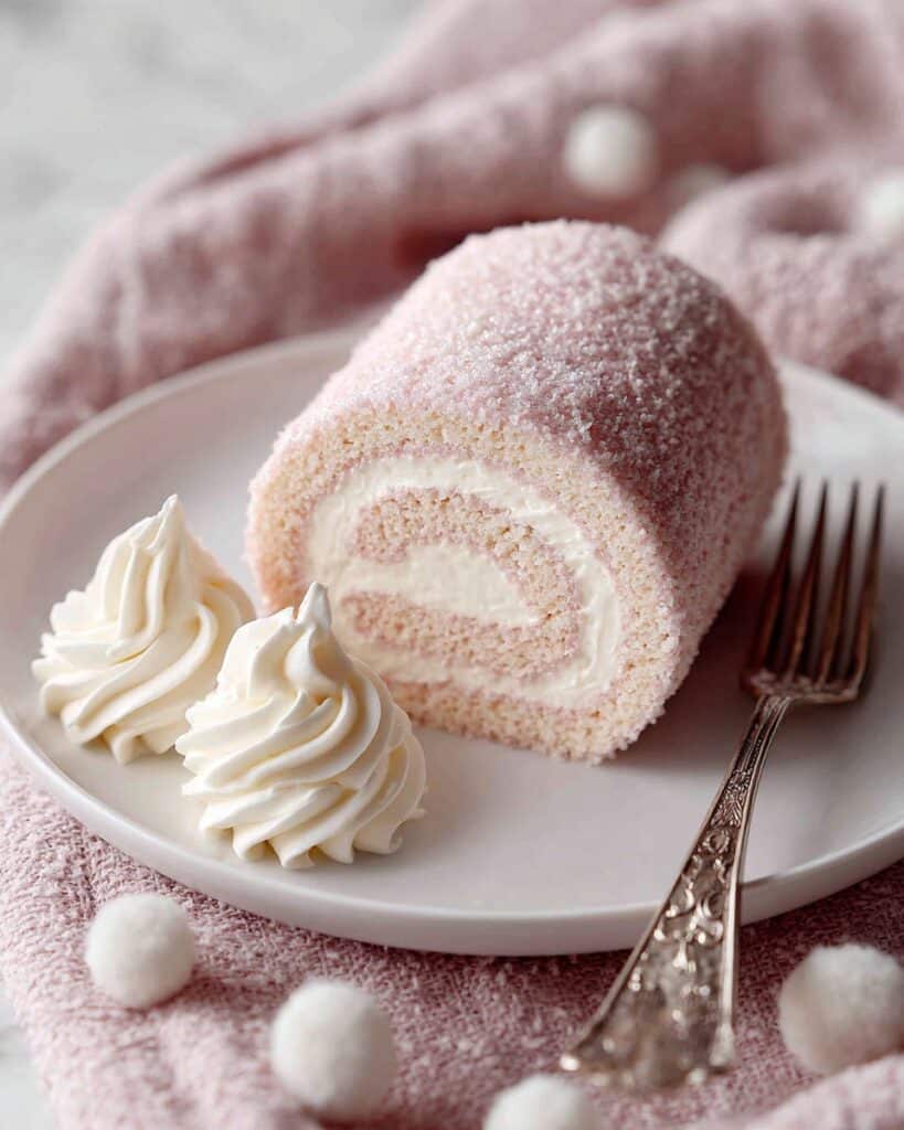 Japanese Cotton Candy Swiss Cake Roll Recipe