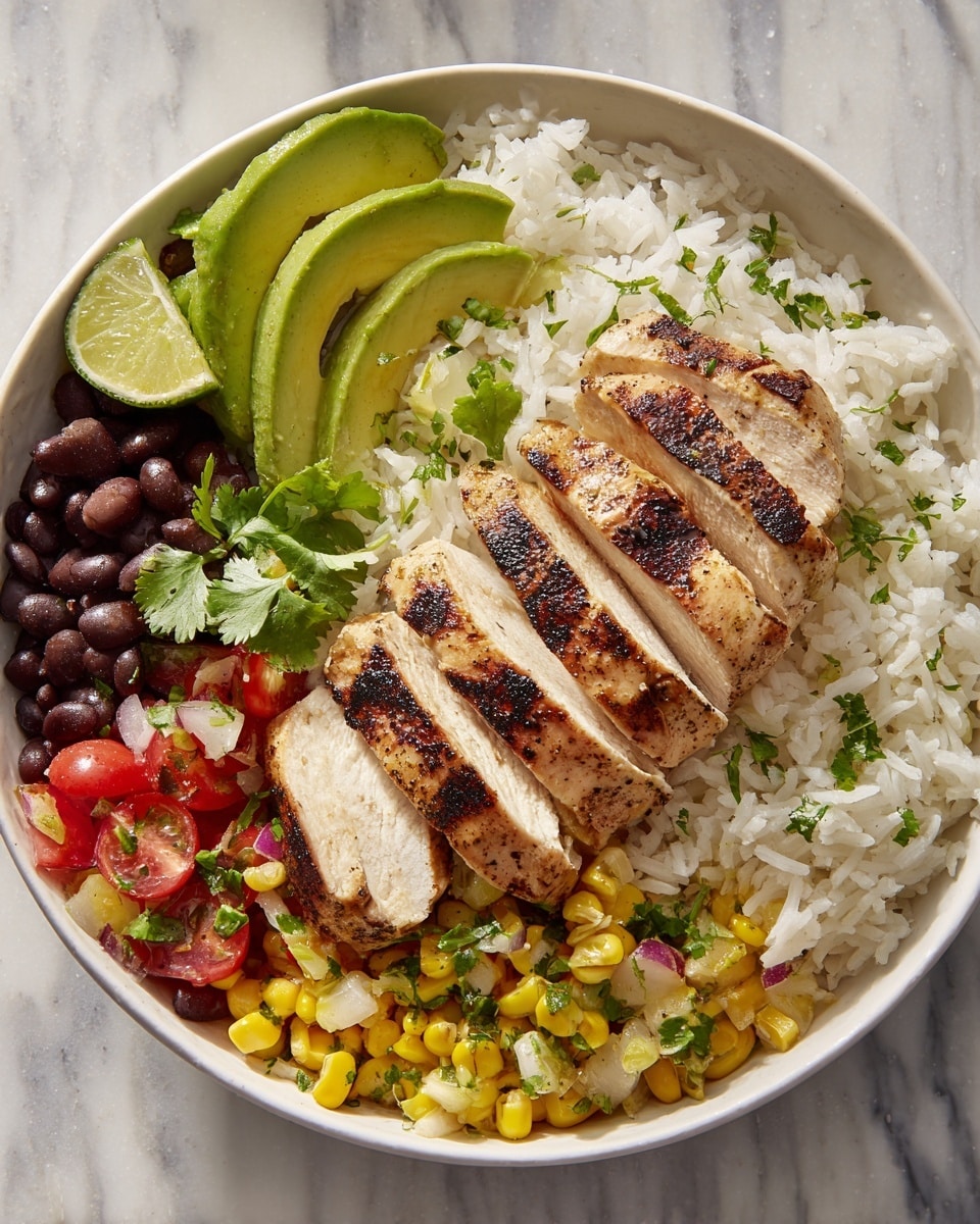 Honey Chipotle Chicken Rice Bowls Recipe - Recipe Image