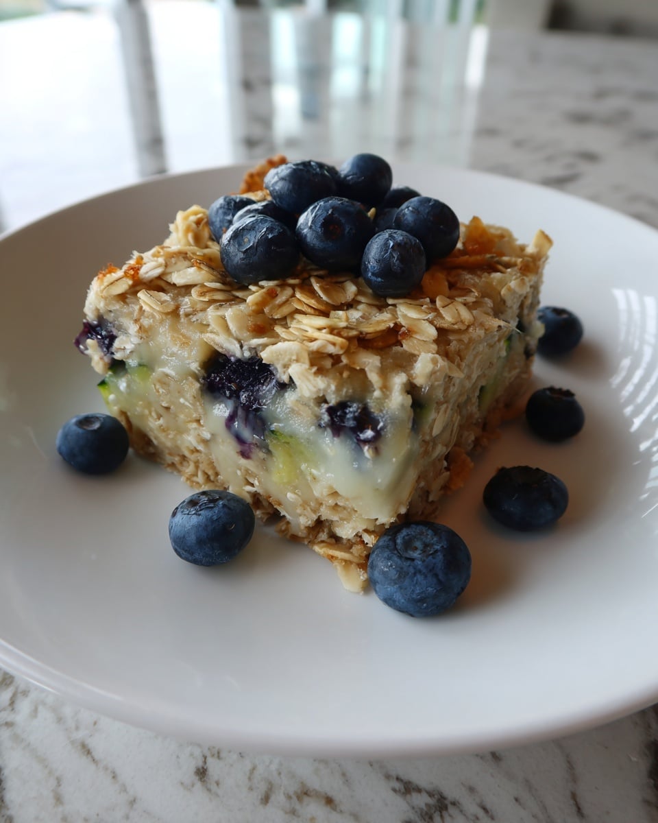 Zucchini Blueberry Baked Oatmeal Recipe 5 Zucchini Blueberry Baked Oatmeal Recipe - Recipe Image