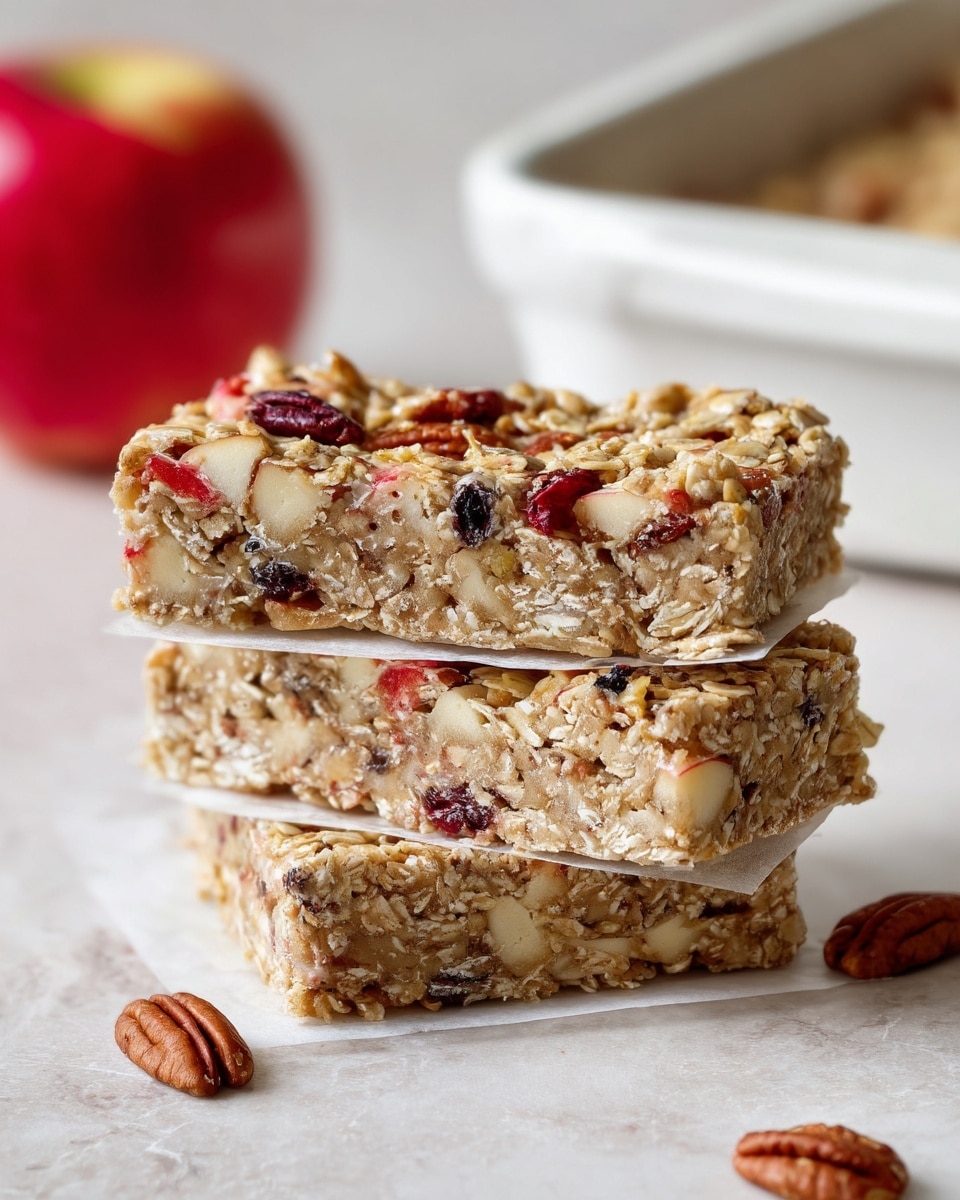 Apple Cinnamon Granola Bars Recipe 5 Apple Cinnamon Granola Bars Recipe - Recipe Image