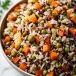 Wild Rice Pilaf with Vegetables, Cranberries, and Nuts Recipe