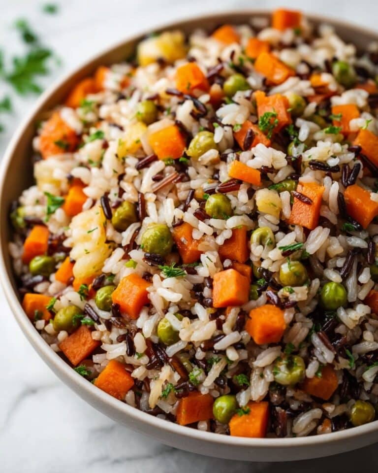 Wild Rice Pilaf with Vegetables, Cranberries, and Nuts Recipe