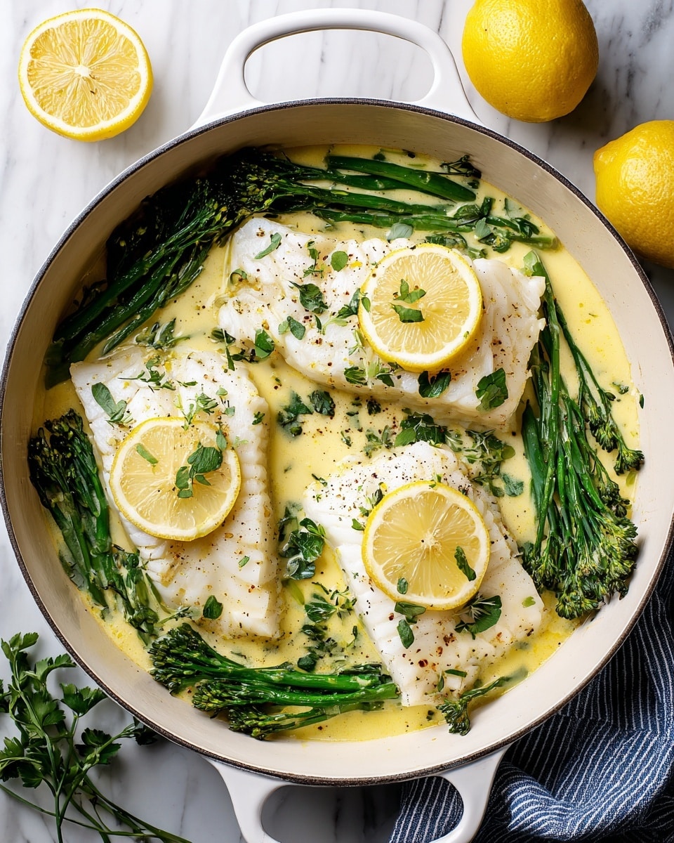 Baked Cod with Lemon Garlic Butter Recipe - Recipe Image