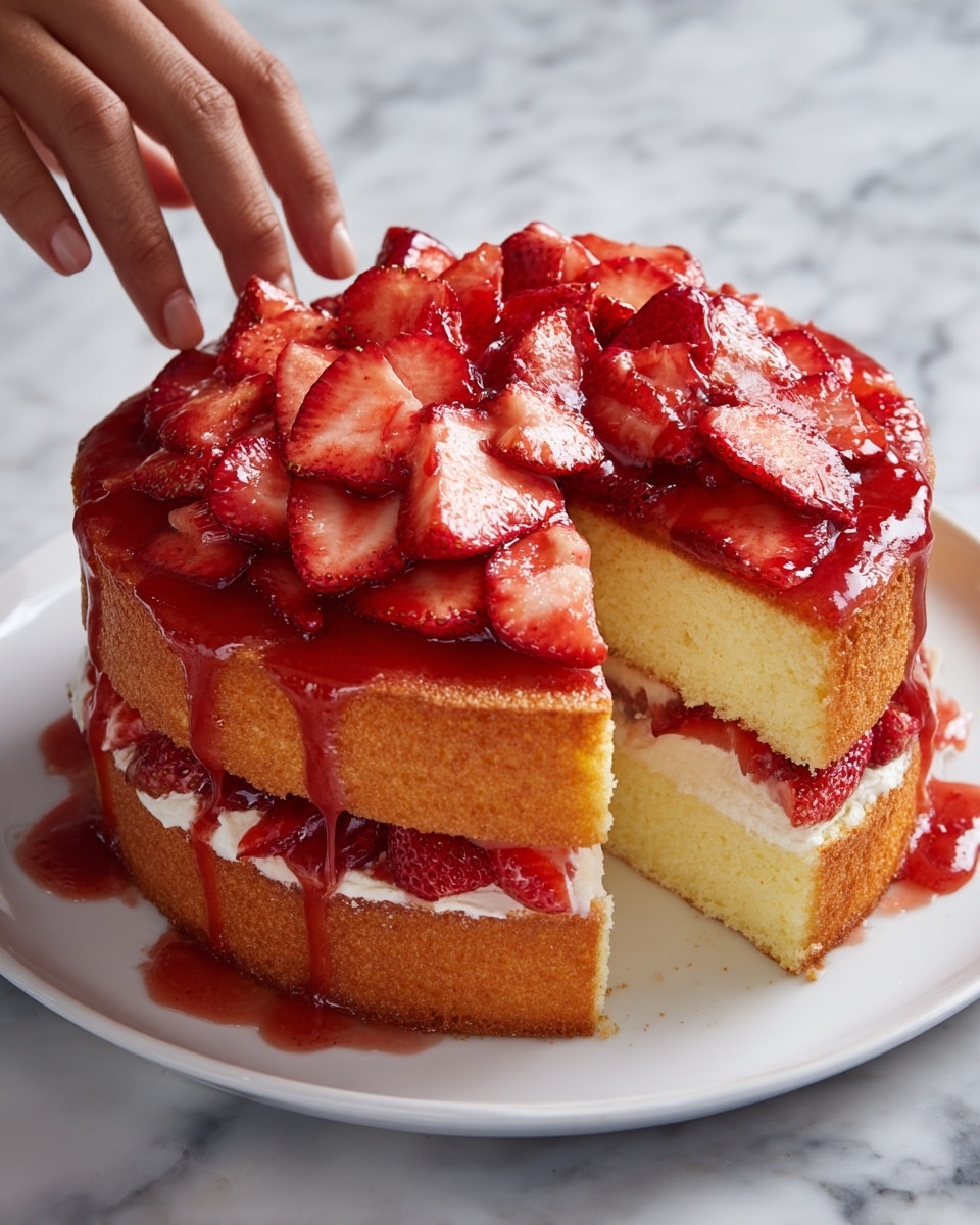 Strawberry Pineapple Pound Cake Recipe - Recipe Image