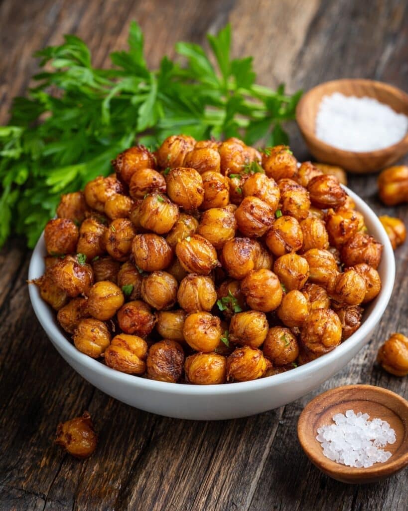 Spicy Roasted Chickpeas Recipe