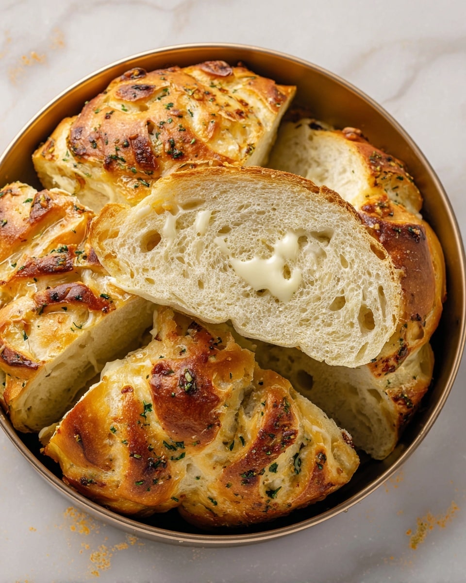 Light and Fluffy Garlic Butter Dinner Rolls Recipe