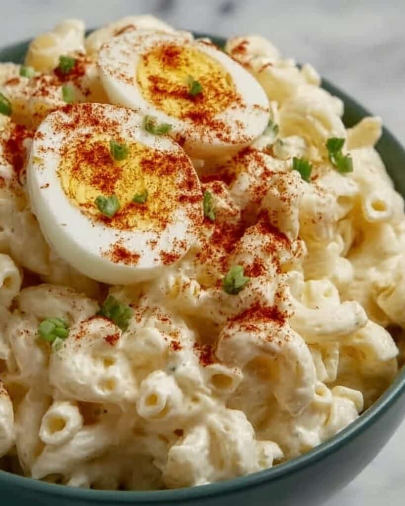 Deviled Egg Macaroni Salad Recipe