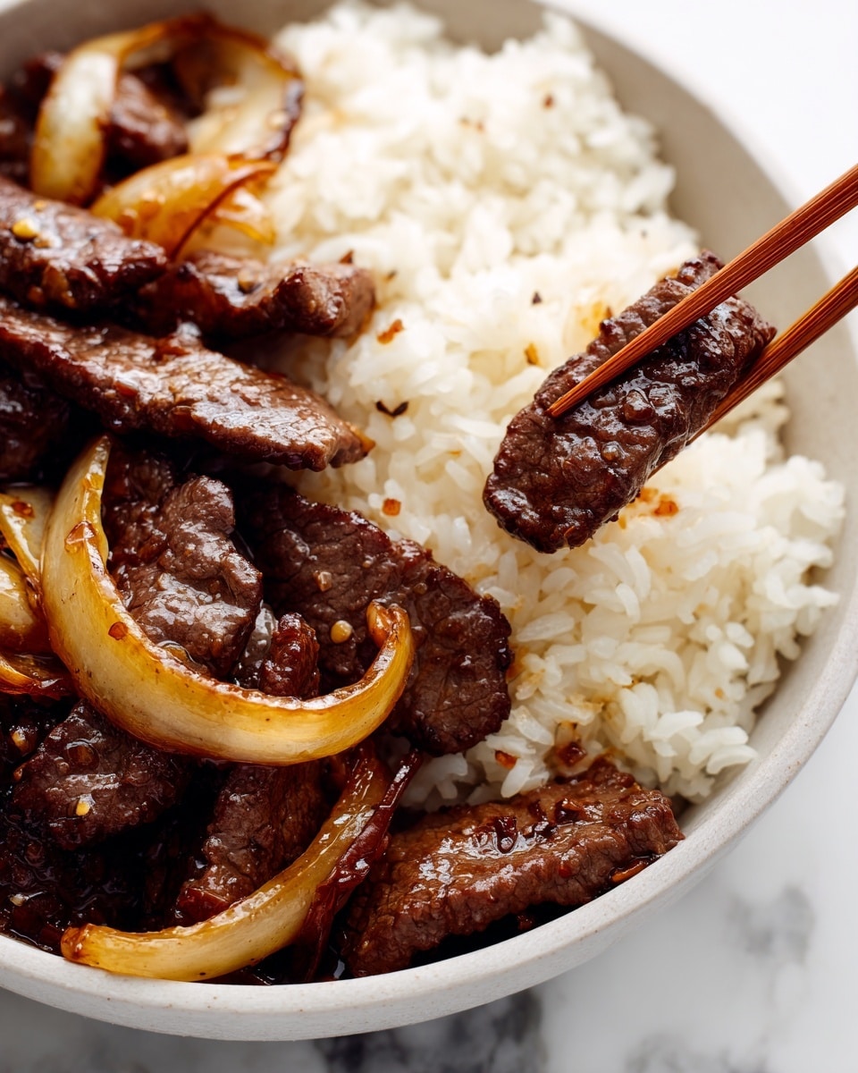 Beef Onion Stir-Fry Recipe - Recipe Image