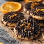 Dark Chocolate Orange Shortbread Cookies Recipe