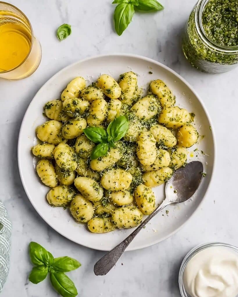 Creamy Pesto Gnocchi for Two Recipe