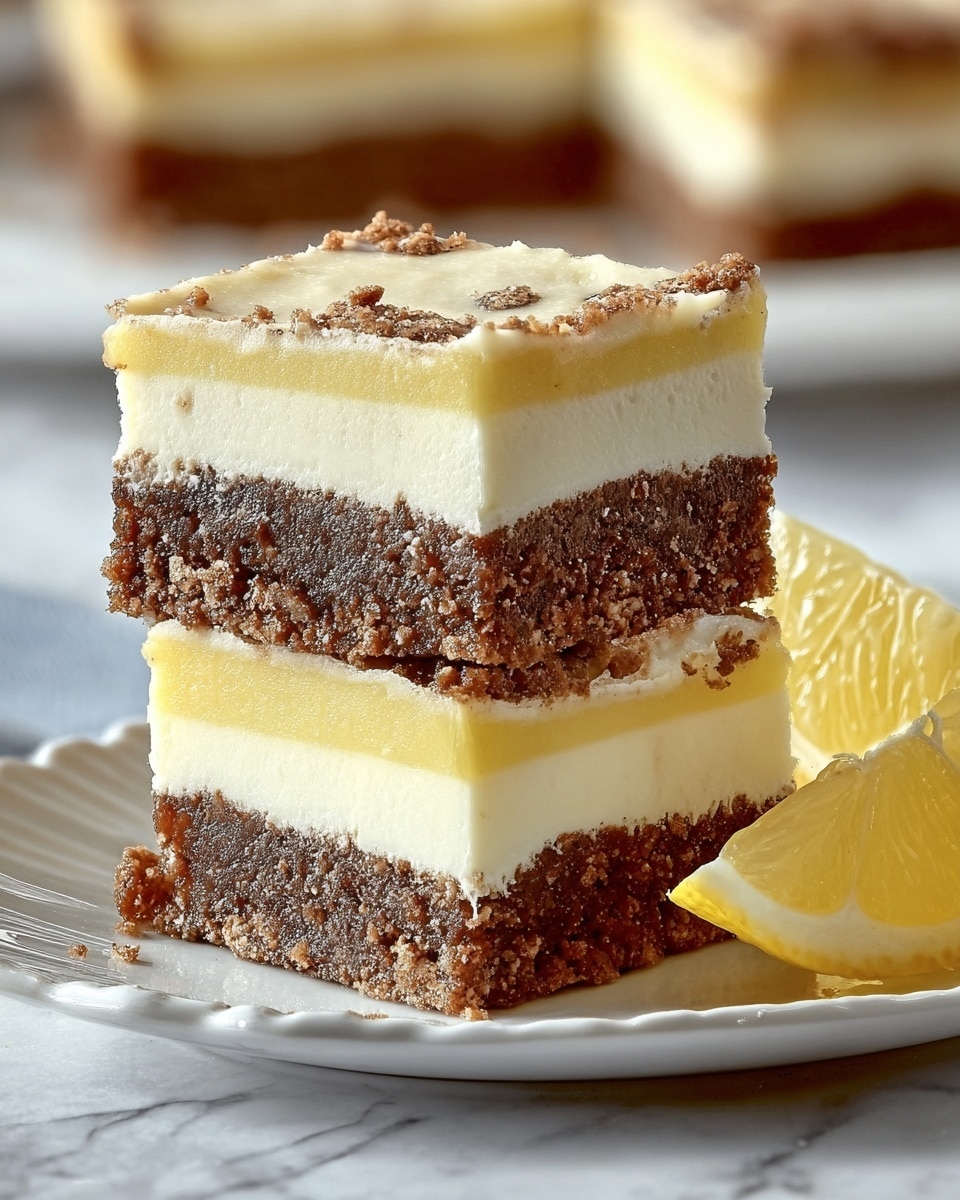 Lemon Cream Cheese Brownies Recipe