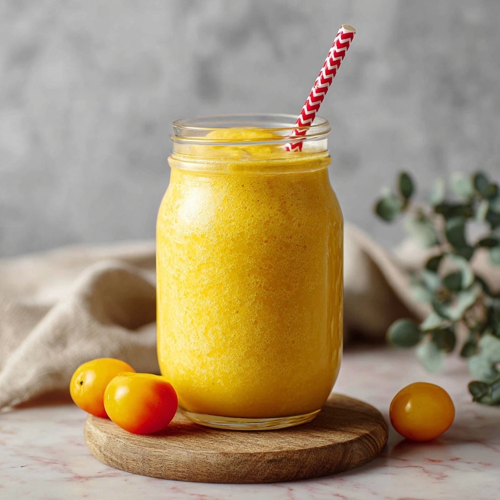 Tropical Mango Pineapple Smoothie Recipe - Recipe Image