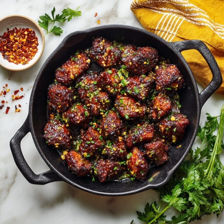 Honey Garlic Chicken Bites Recipe