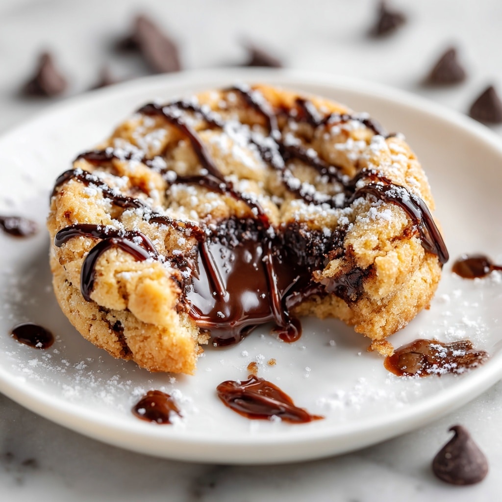 Nutella-Stuffed Deep Dish Churro Skillet Cookie Recipe - Recipe Image