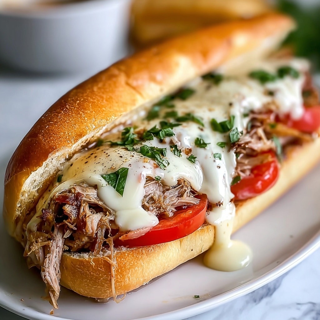 Slow Cooker Chicken Philly Sandwiches Recipe - Recipe Image
