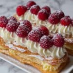 Raspberry and Cream Éclairs Recipe