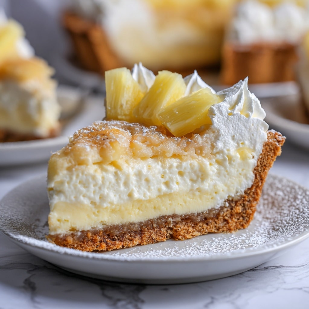 Pineapple Right Side Up Cheesecake Recipe - Recipe Image