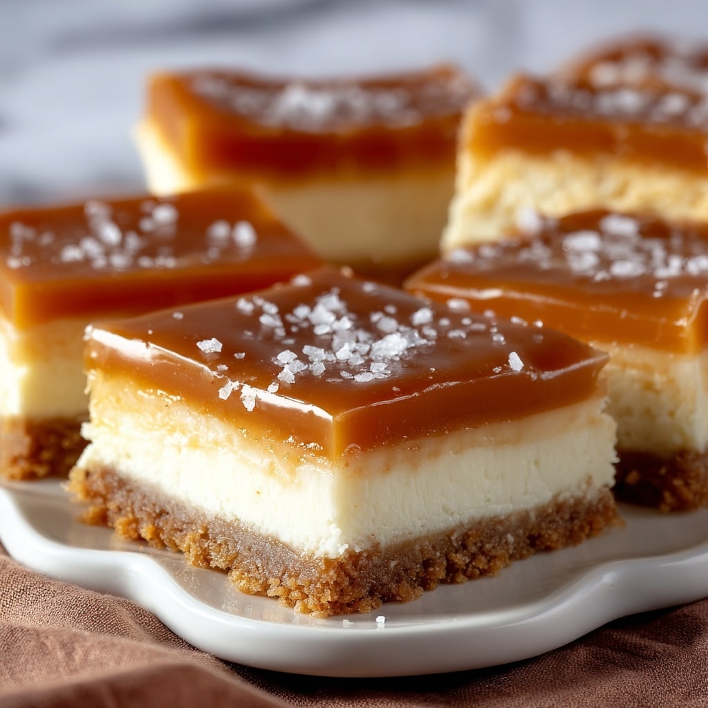 Caramel Cheesecake Bars Recipe - Recipe Image