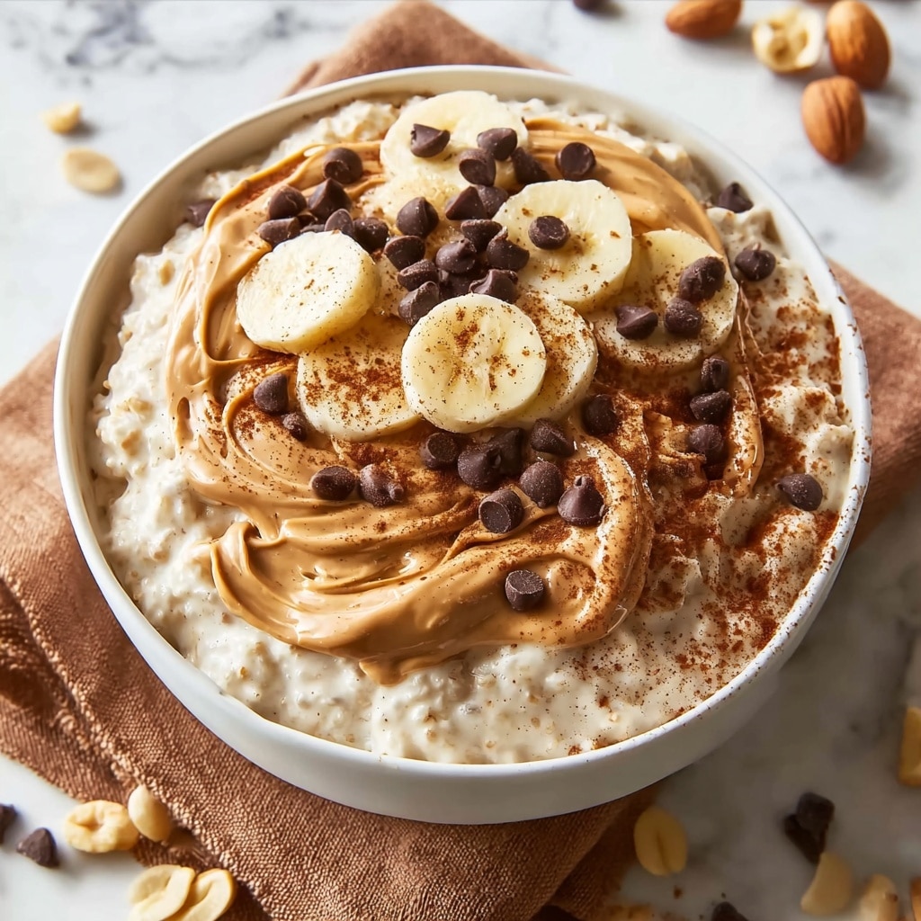 Peanut Butter Yogurt Bowl with Granola, Berries, and Chia Seeds Recipe