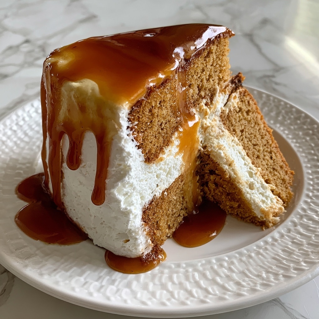 Creamy Caramel Cake Recipe - Recipe Image