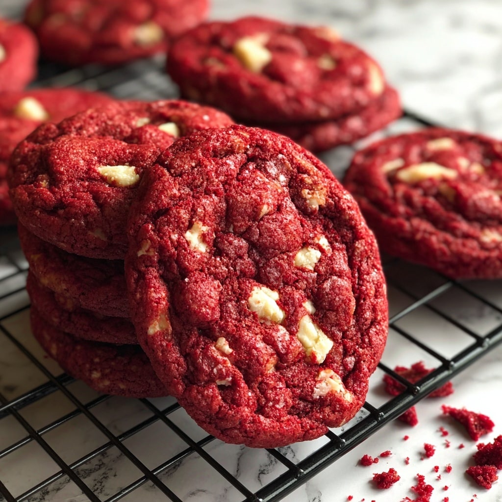 Red Velvet Cookies with Cream Cheese Frosting Recipe - Recipe Image