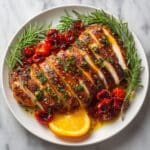 Roasted Turkey Breast with Garlic Herb Butter Recipe