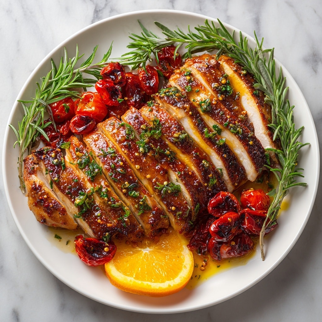 Roasted Turkey Breast with Garlic Herb Butter Recipe