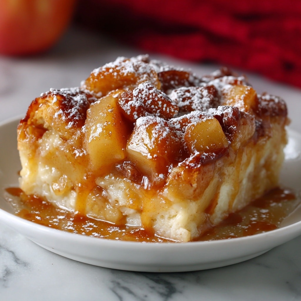 Caramel Apple Bread Pudding Recipe - Recipe Image