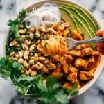 Thai Peanut Chicken Bowl Recipe