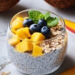 Coconut Chia Seed Pudding with Tropical Fruit Recipe