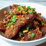 Crispy Fried Garlic Beef Recipe