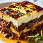 Hearty Greek Moussaka with Béchamel Sauce Recipe