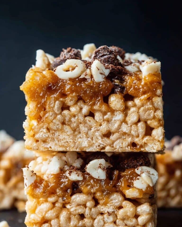 Samoa Rice Krispie Treats Recipe