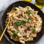 Lemon Basil Zucchini Pasta Alfredo Recipe