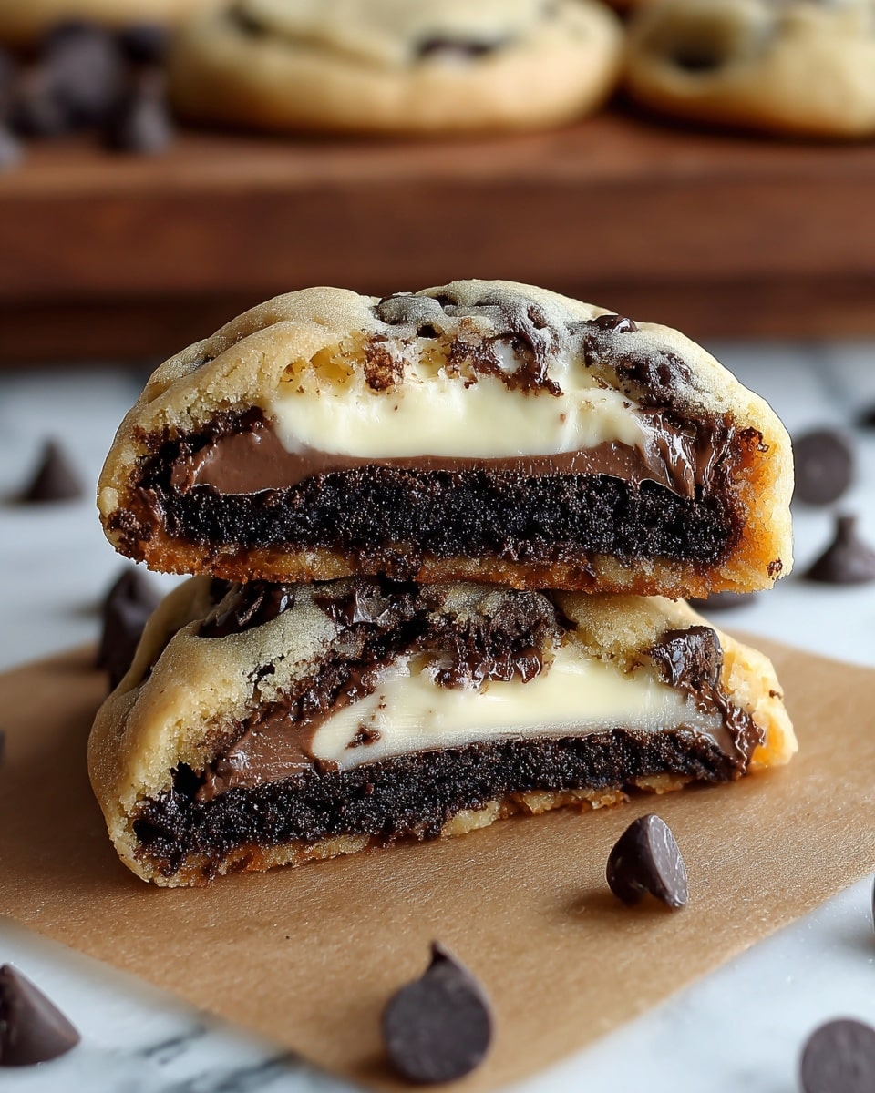 Cheesecake Stuffed Chocolate Chip Cookies Recipe
