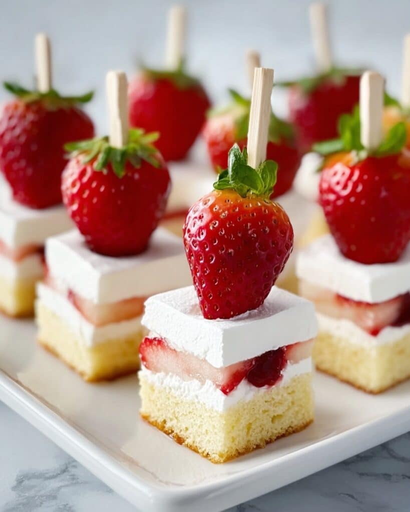 Strawberry Shortcake Kabobs Recipe