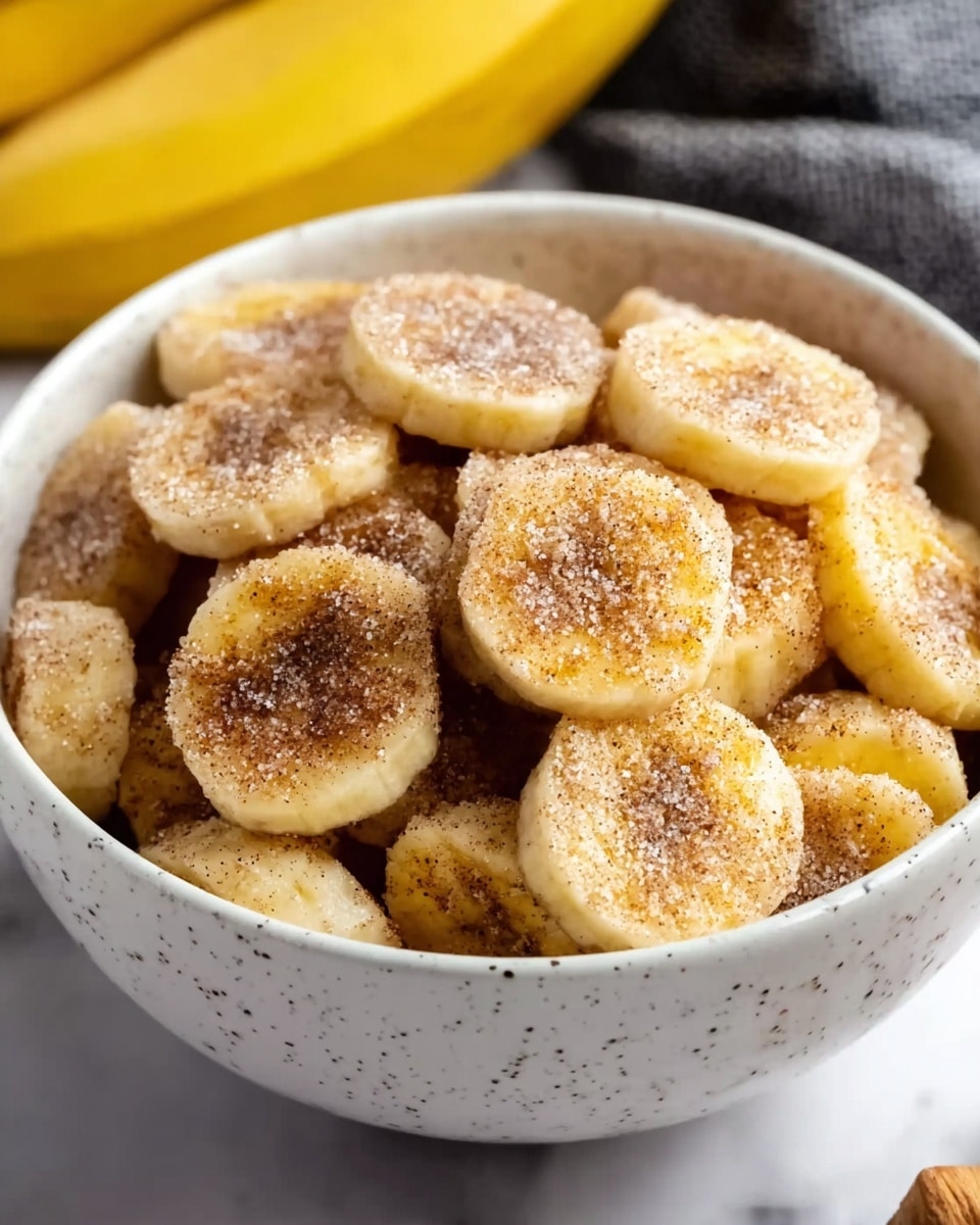 Cinnamon-Sugar Air Fryer Banana Chips Recipe