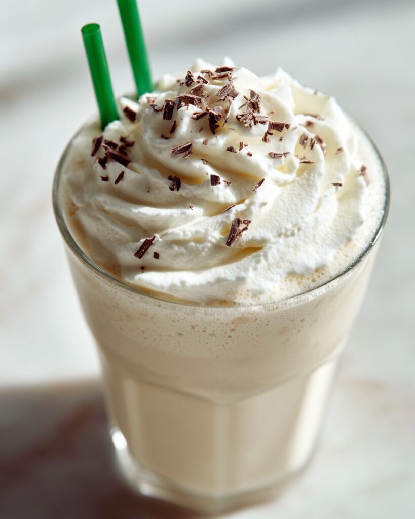Vanilla Bean Frappuccino at Home Recipe