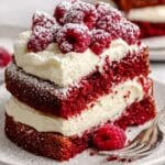 Red Velvet French Toast with Cream Cheese Drizzle Recipe