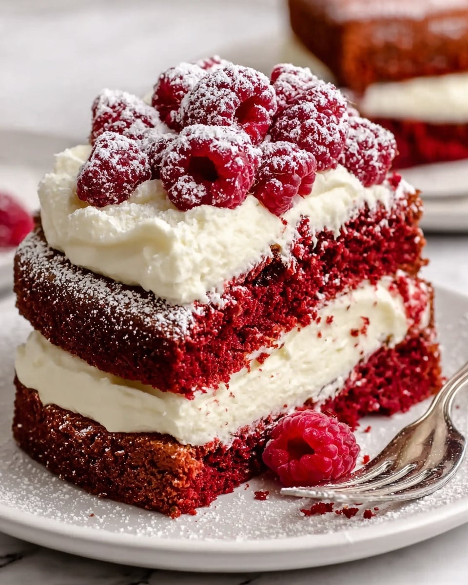 Red Velvet French Toast with Cream Cheese Drizzle Recipe