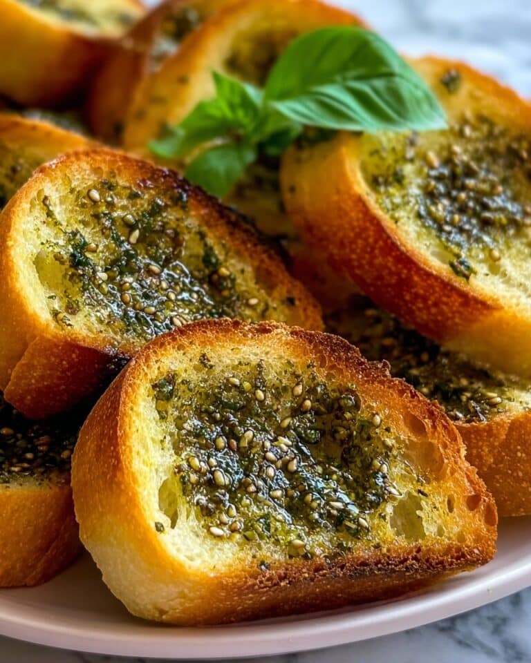 Basil Pesto Cheese Bread Rounds Recipe