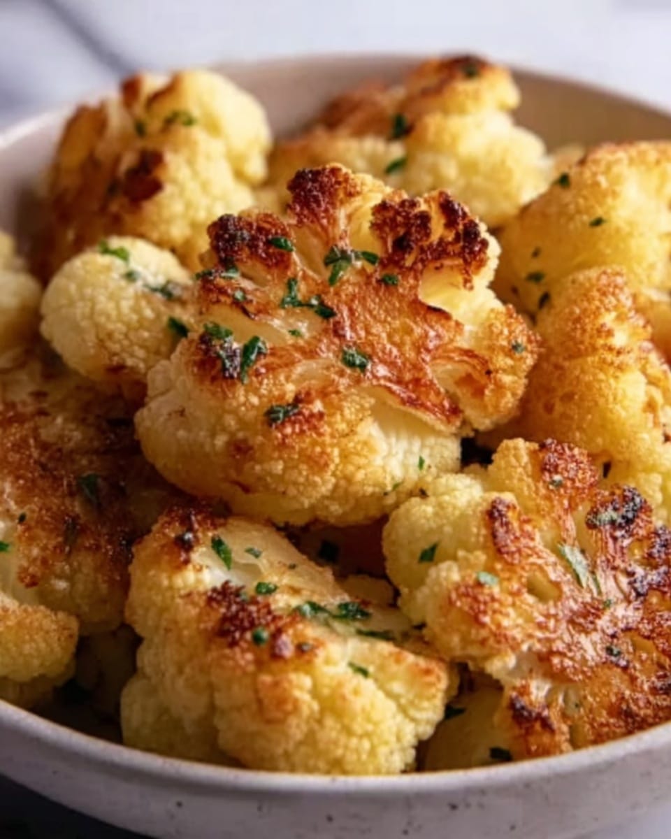 Crispy Baked Cauliflower with Garlic and Paprika Recipe - Recipe Image