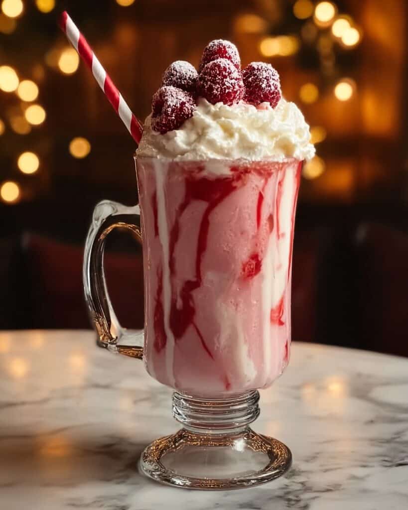 Candy Cane Christmas Punch Recipe