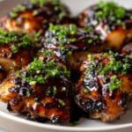 Garlic Miso Chicken Thighs (Air Fryer) Recipe