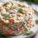Refreshing Crab Seafood Salad with Dill and Herbs Recipe