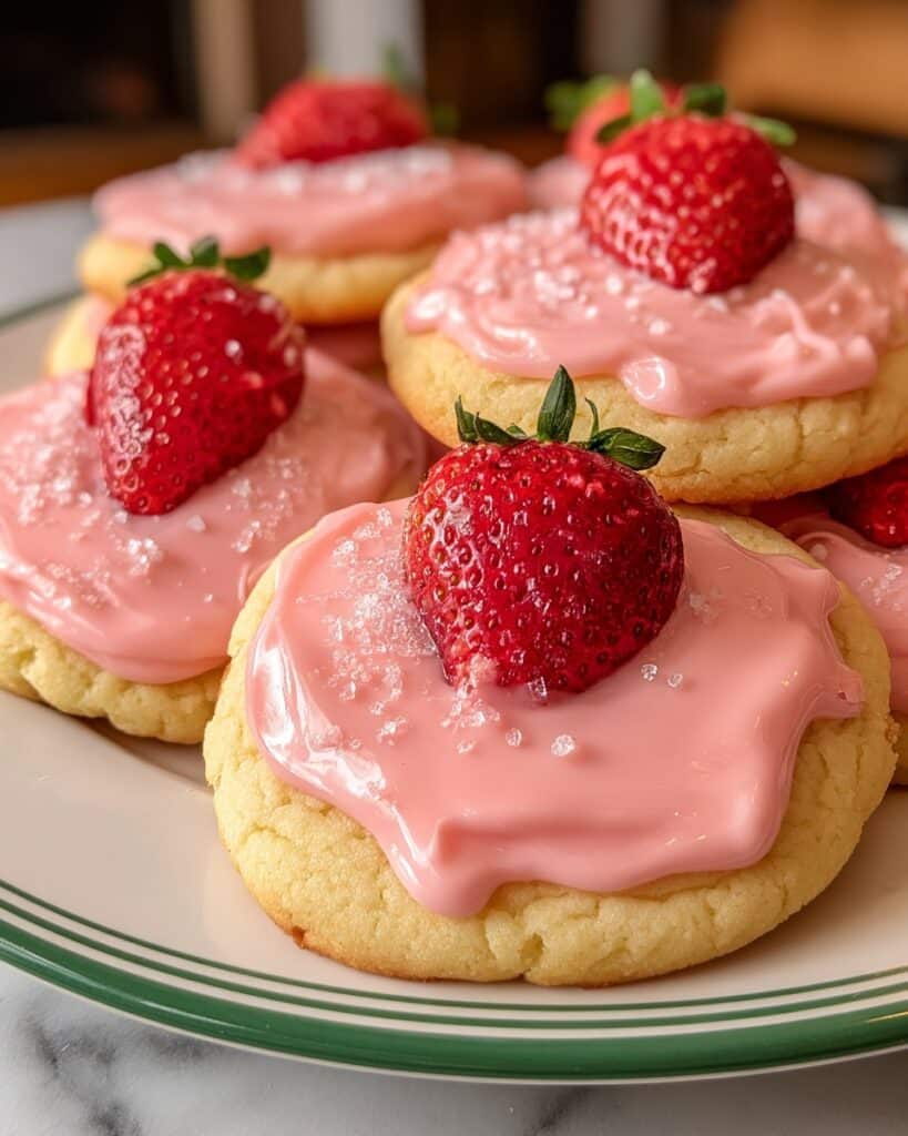 Strawberry Sugar Cookies Recipe