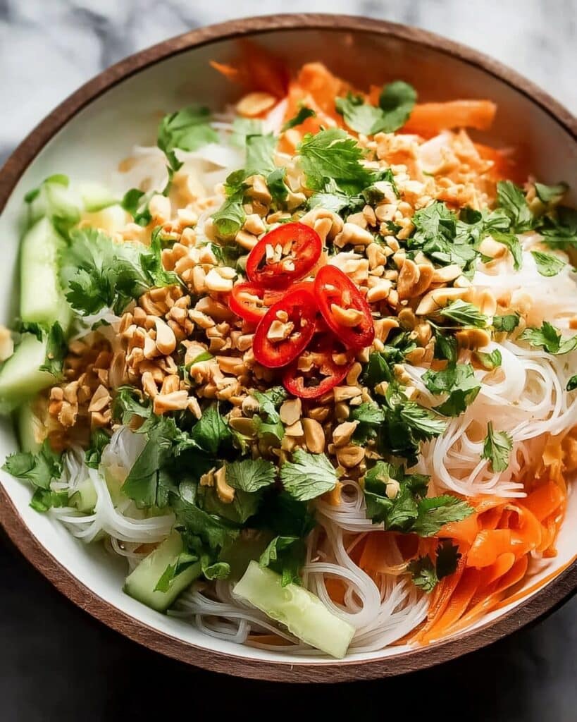 Vietnamese Vermicelli Noodle Salad Recipe