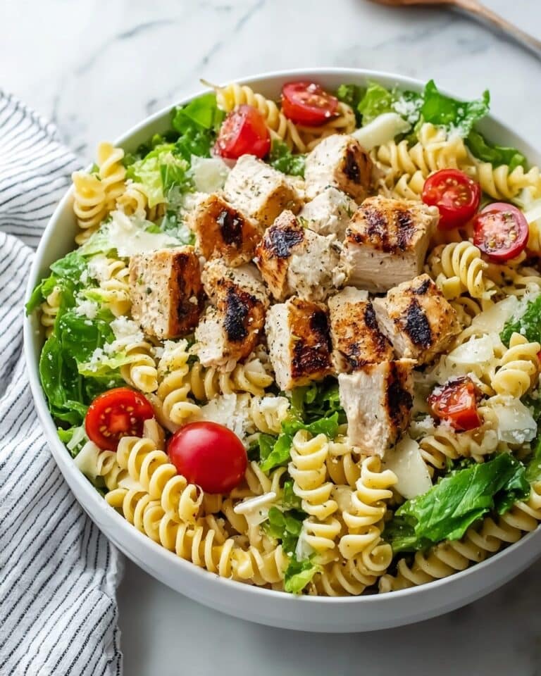 Chicken Caesar Pasta Salad Recipe